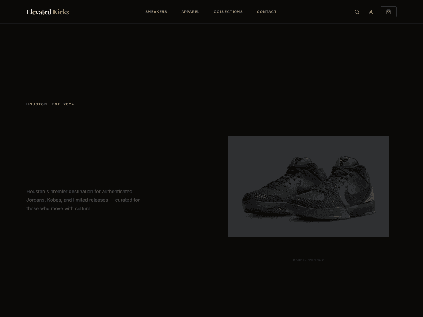 Elevated Kicks — website built by Elevated Digital Marketing